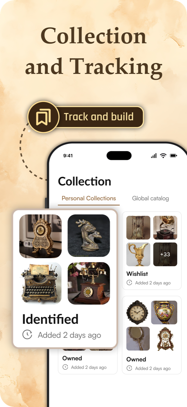 collect and track