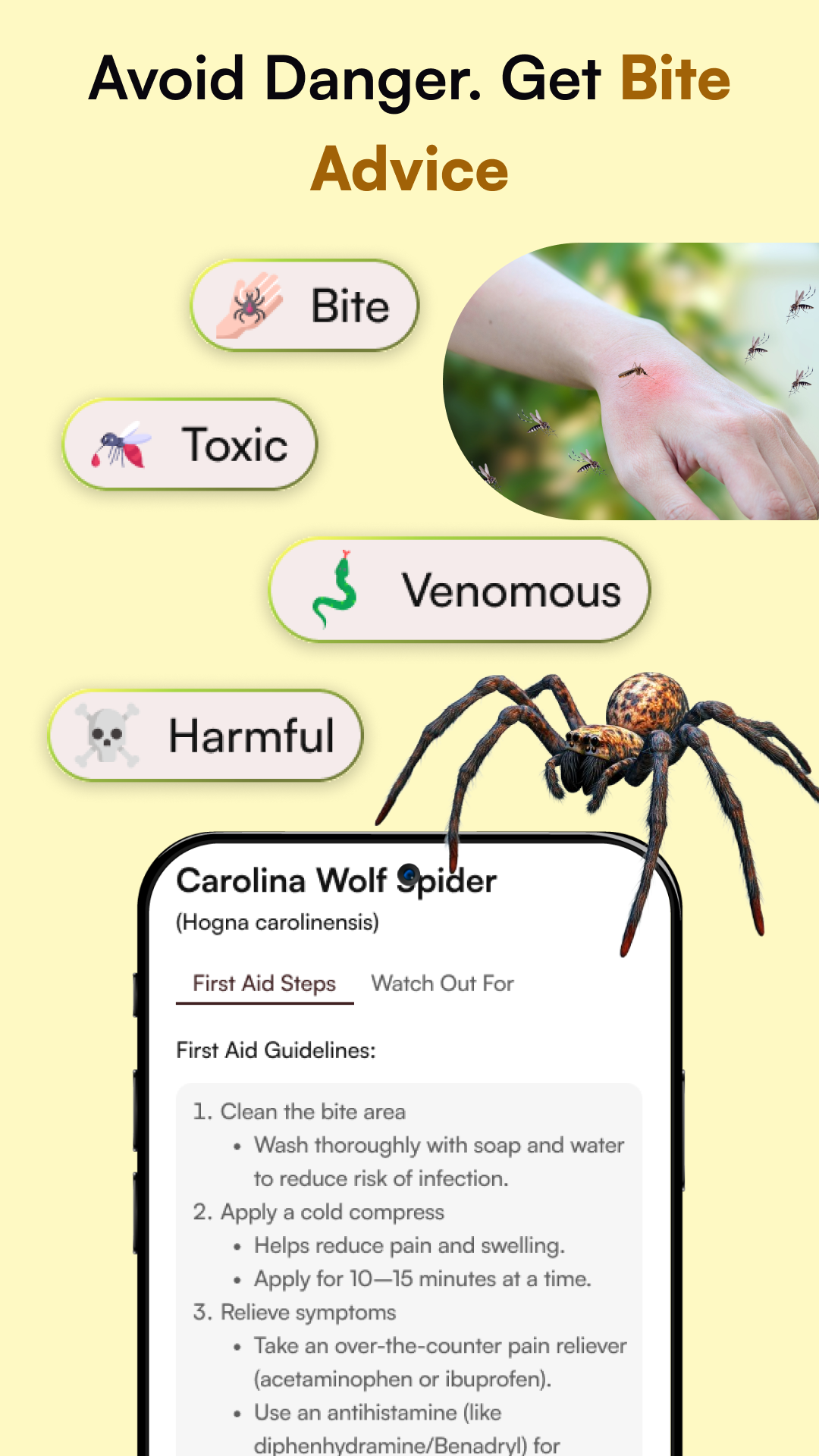 Get bite advices